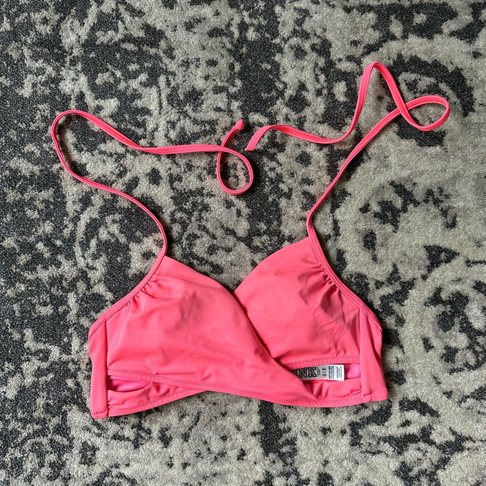 Victorias Secret Pink crossover swim top size small